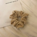 Large Velvet / Beige Apricot