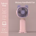 Mini ventilatore portatile USB per bambini in rosa ciliegio e colore lilla vivace - Orecchie Mickey Rosa (YS-2251A)