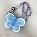 Papillon simple face / 14x4x10.5cm / Bleu Ciel