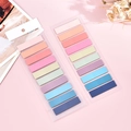 Morandi PET index tabs set with 20 colors on transparent backing for journaling - Colorful Summer