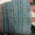 Natural light blue square crystal stone beads for DIY jewelry making accessories - 34-Amazonite (Natural)