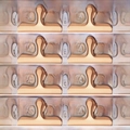 Set of 8 pieces rose gold stainless steel sealing clips for food storage and files - Large / Rose Gold