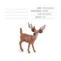Realistisch witstaarthert figuur met gewei, afmeting 9x3,5x9cm model - Mannelijk Witstaarthert (ZQ4035)