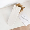 White lace trim socks with frilly cuffs and minimalist knit texture for women - One Size / Flower / White