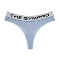 String en coton bleu clair côtelé avec une large ceinture élastique signée Gympro - L / Bleu Lin