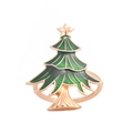 Portatovagliolo albero di Natale dorato con smalto verde e decorazione a stella - 【Oro】Anello per Tovagliolo Albero di Natale