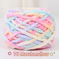Filato di ciniglia spessa 76 Marshmallow pastello per maglieria fai-da-te e uncinetto - Color Marshmallow