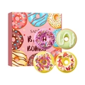 Set regalo di bombe da bagno a forma di donut colorato per una pulizia profonda della pelle - Stile Ciambella Macaron / Set di 4