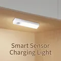 10cm white wireless LED sensor light for cabinets with magnetic recharge feature - 100mm White Light Sensor