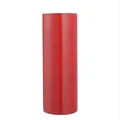 20oz sublimation tumbler in vibrant glossy red finish with a sleek cylindrical shape - 20oz / Red
