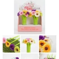 Colorful sunflower gel pen set with 0.5mm nibs and floral decorations in display box - Sunflower Type 2-Black Ink