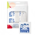 Disposable anti-fog wipes for lenses in a portable white pouch with cartoon design - Anti-fog Style / 100 Pcs/Bag