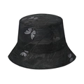 Cappello a secchiello in rete nera traspirante con ricamo a farfalla 3D anti-sole - 58cm / Nero