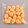 Miniature orange pear models in a transparent bag for dollhouse decoration - Pear