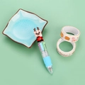 Christmas reindeer multi-color ballpoint pen with colorful ink and blue grip - Christmas Series 4-Reindeer