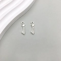 Silver shooting star alloy pendants with hollow pentagram design for jewelry making - 1Pc Antique Silver Shooting Star 5*20mm