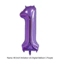 Número 1 Morado