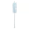 Lange nylon reinigingsborstel met witte haren en flexibele metalen steel - Ventilatorwiel Reinigingsborstel