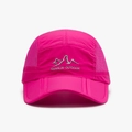 Breathable rose red quick-dry baseball cap with outdoor mountain logo embroidery - Adjustable / Rose Red