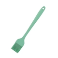 Green silicone pastry oil brush for baking and grilling on a clean white background - Oil Brush / Nordic Green