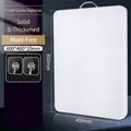 Extra large 600x400x20mm white PE plastic cutting board with durable metal handle - Canteen Special 600*400*20mm / White