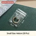 20 Stück dicke transparente PE-Druckverschlussbeutel für Ringe und Antioxidation 4x6cm - Kleiner Schmuckbeutel (20 Stk.) [4x6cm]