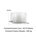 Silicone bus-shaped flowerpot mold with clear dimensions for candle making - Bus Car Flower Pot Silicone Mold