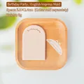 Birthday Party acrylic stamp for fondant and cookies with a clear 5.5x2.4cm embossing plate - Birthday Party