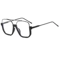 Fashionable black half-frame aviator sunglasses with matte metal double bridge finish - Black Frame White Lens
