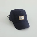 Detail of dark blue outdoor camper cap with breathable holes and BEAR letter patch - 52cm(Adjustable) / Navy Blue