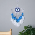 White Double Layer Evil Eye