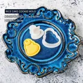 Gourd-shaped cookie cutter and stamp set, size 3.1x3.6cm for DIY holiday baking crafts - Rice Cake