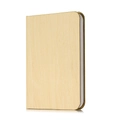Foldable LED wooden book lamp in natural light wood finish for home decor - Small Mini 10x8x2.5cm / Maple White