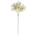 Single purple artificial baby breath flower branch with green stem for home decor - AHB1753 Series / Purple
