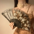 Double Layer Lace Black