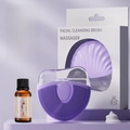 Beautiful Purple Box Packaging [includes 10ml Rose Facial Oil And Facial Acupressure Chart]