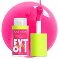 JOLLY JOJO clear lip drip oil in vibrant pink 4ml for glossy and moisturizing mirror finish - 03# Barbie Pink