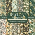 6x6 inch Fairy theme scrapbooking paper pad with 12 vintage designs for DIY crafts - 22034c Page 24