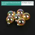 6CM Iridescent Gold (Set of 6)