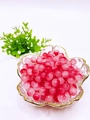 8mm glass beads in pink to red gradient for DIY jewelry making in flower glass bowl - 13# Red Gradient