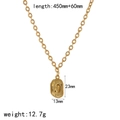 Detailed view of the 18k gold cowboy hat pendant necklace with specific dimensions and weight - Cowboy Hat Style (TN3585)