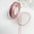 Roll of 2cm pink translucent organza ribbon for gift wrapping and DIY hair accessories - 2CM Width 45M Length / Dark Purple