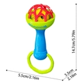 Single Head Rattle [Blue Red]