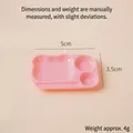 Miniature pink bear-shaped plastic tray model for dollhouse kitchen DIY accessories - Pink Bear-shaped Tray