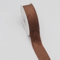 Ruban de velours marron foncé en rouleau pour accessoires de cheveux et cadeaux - 2,5cm de Large * 5 Yards de Long / Café Foncé