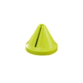 Multifunctional vegetable spiral slicer and grater in yellow and green plastic - Green