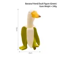 Statuina creativa anatra banana verde in resina alta 15cm per decorazione scrivania - Anatra Banana Verde