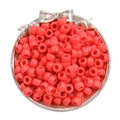 100 Pièces/Paquet (9x6mm) / Couleur solide Pêche