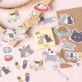 Cute cartoon cat stickers box set for scrapbooking and decorative stationery arts - Cat Petting Diary