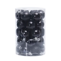 Set di 34 palline di Natale nere da 4cm in finiture lucide e opache per l'albero di Natale - Nero